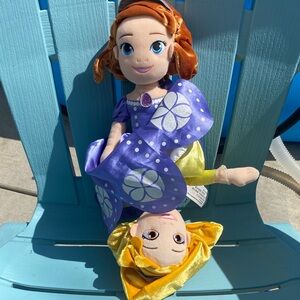 Sofia The First and Amber Princess Reversible Doll Disney Parks
